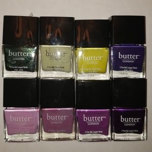 Lot of 8 Butter London nail polishes